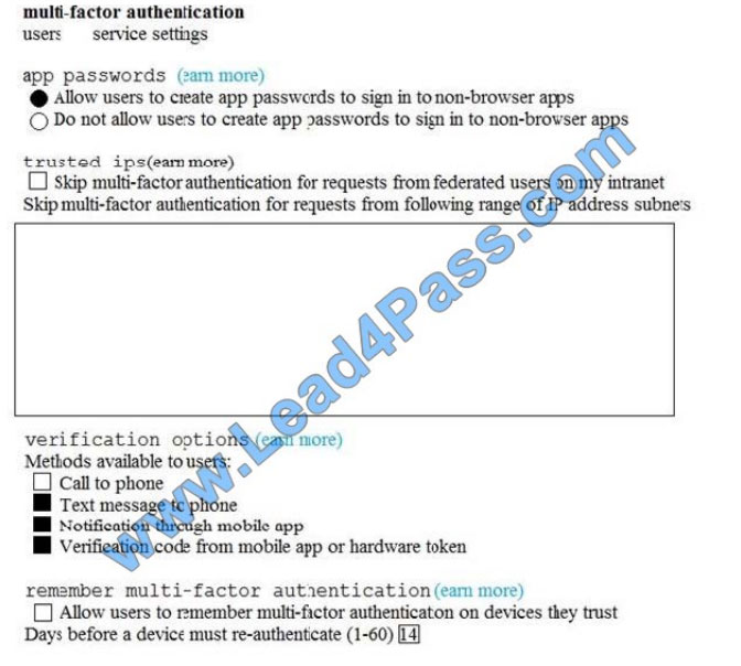 lead4pass ms-500 exam questions q1