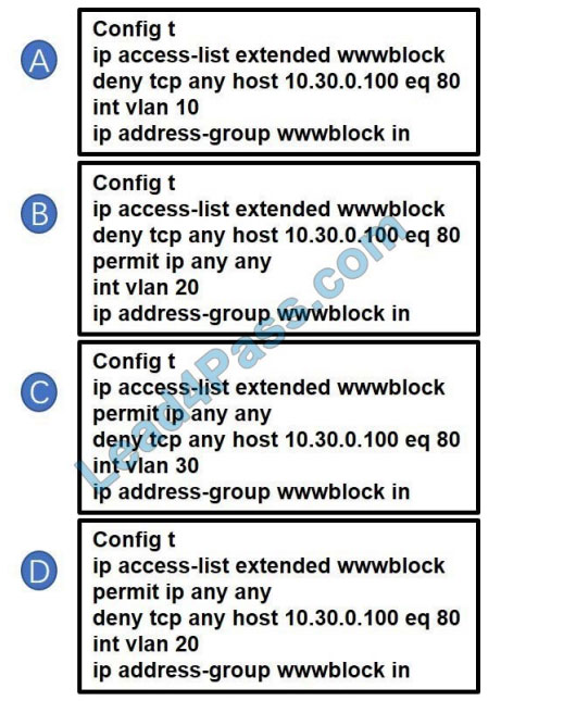 lead4pass 200-301 exam questions q6-1