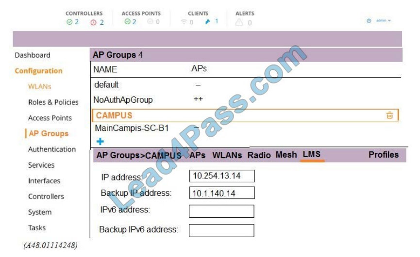 hp hpe6-a48 exam questions q4-1