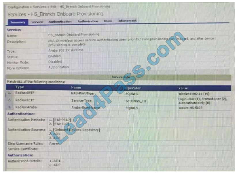 HP hpe6-a77 exam questions q11-2