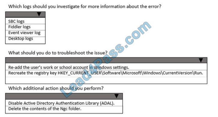 latest MS-740 dumps questions 6-1