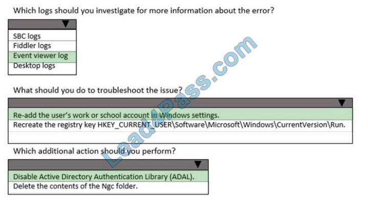 latest MS-740 dumps answers 6